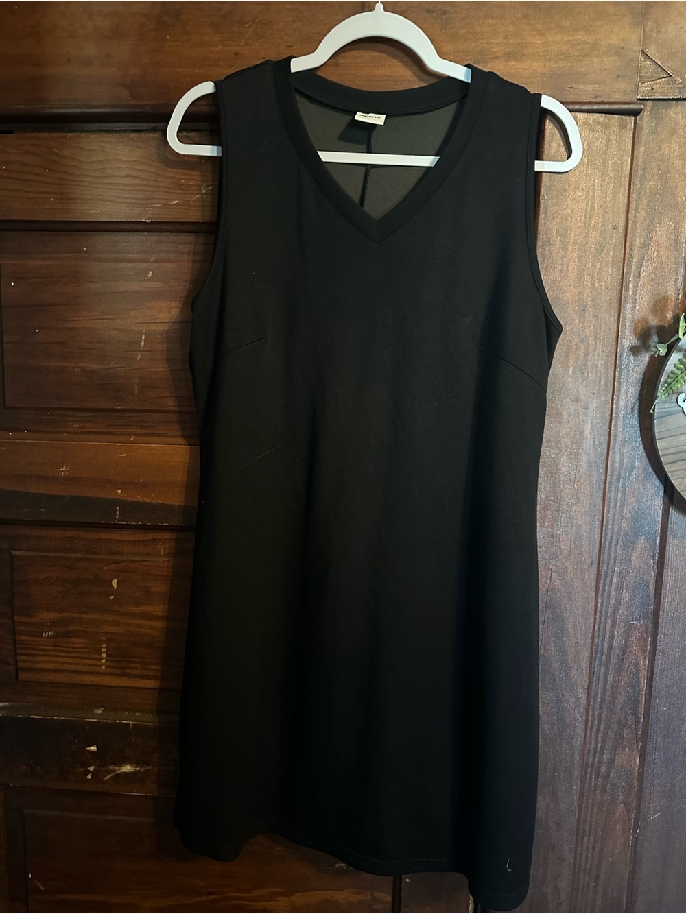 Classic Black Sleeveless V-Neck Dress